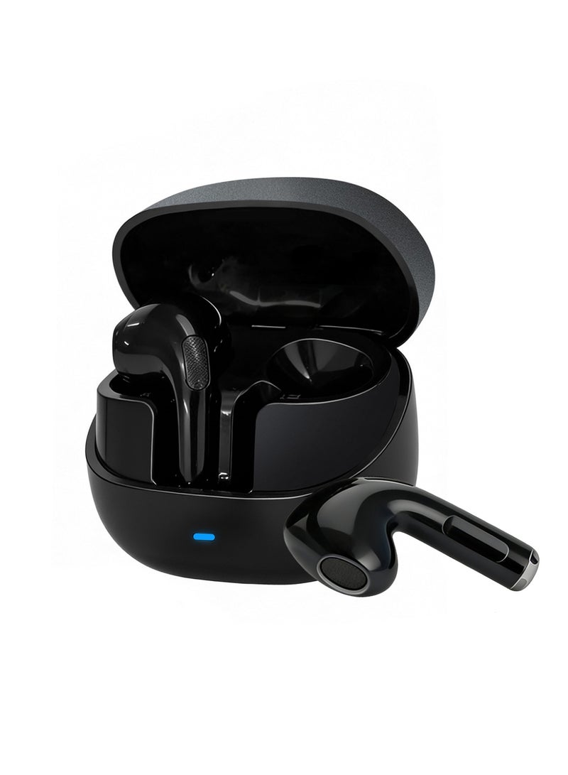 ZIPFORCE True Wireless Earbuds, Semi-In-Ear Bluetooth 6.0 Headphones, Bluetooth Earbuds with Easy Touch Control, Light-Weight Comfortable Earphones Noise Reduction Clear Call, Soft Ear Tips Ergonomic Fit for Daily Use Work Study Travel - Image 1